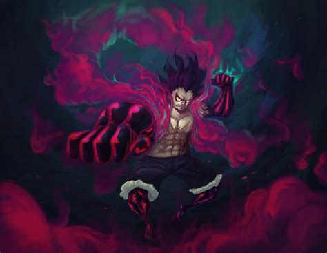 ArtStation - Luffy Snakeman, ksop . | Luffy gear 4, Manga anime one ...