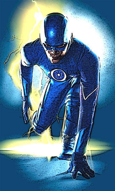 Blue Lantern Flash by DrUnderTheMountain on DeviantArt