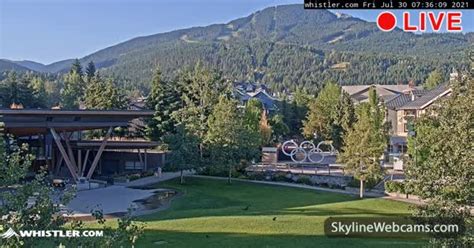 【LIVE】 Live Cam Whistler Olympic Plaza - Whistler | SkylineWebcams