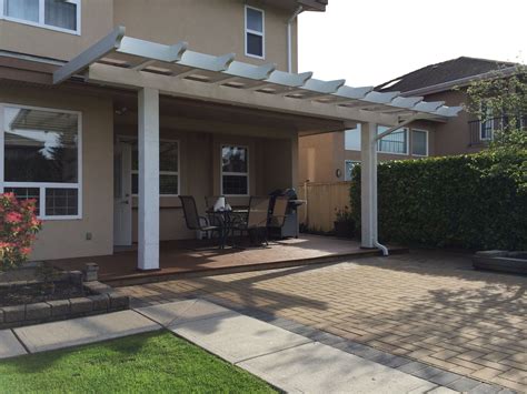 White Aluminum Pergola Patio Cover | Pergola, Outdoor pergola, Pergola patio