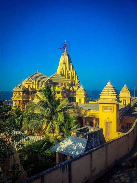 Full View of Somnath Temple in Gujarat India, Somnath Temple, Temple in Gujarat, Famous Somnath ...