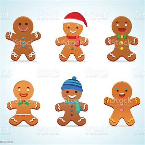 Gingerbread Man Vector Stock Illustration - Download Image Now - Gingerbread Man, Gingerbread ...