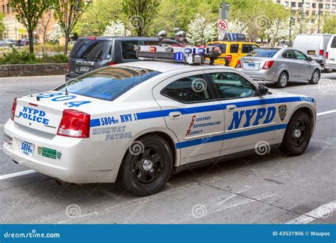 NYPD Highway Patrol Car In Manhattan Editorial Photo | CartoonDealer ...