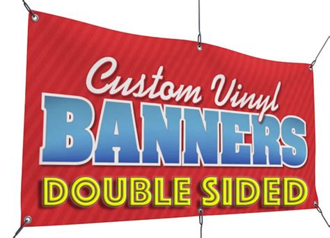 DOUBLE SIDED VINYL BANNERS CUSTOM PRINTED IN FULL COLOR | DPSBanners.com