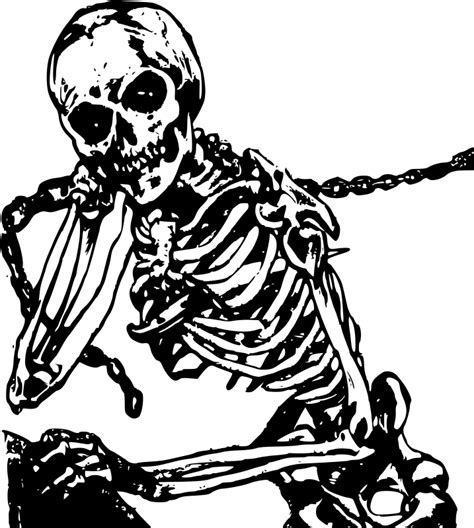 Skeleton Man - Openclipart