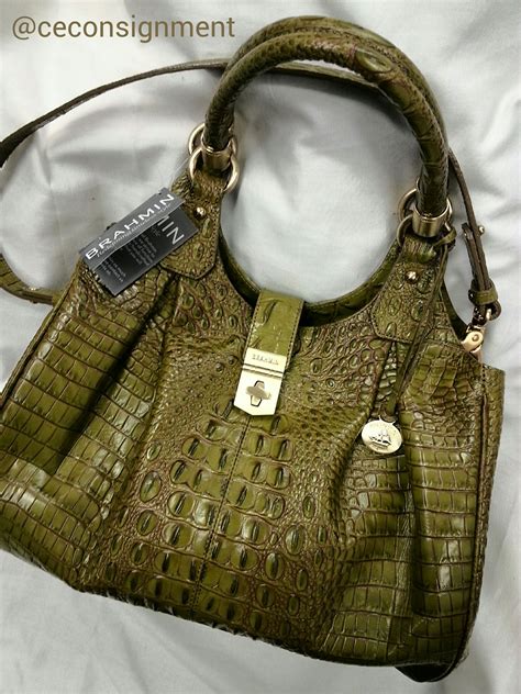 Brahmin Croc Embossed | Bags, Crocs, Handbags