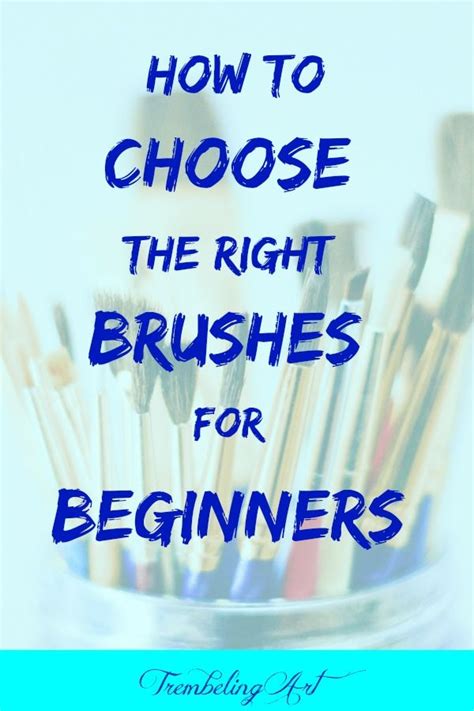 How to Choose the Right Artist Brushes | Paint brush sizes, Artist ...