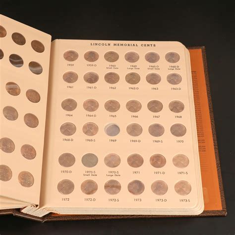 Partial Lincoln Cent Collection in a Dansco Coin Album | EBTH