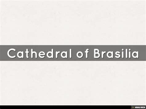 Brazil: Brasilia Landmarks | PPT | Free Download