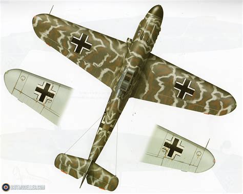 Camouflage & Decals Messerschmitt Bf 109 A-F (9788366673212) - Kagero ...