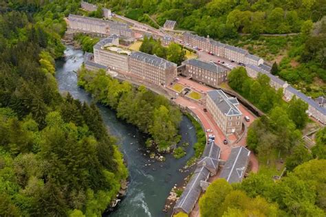 Visit the New Lanark Visitor Centre for themed rides and interesting history!