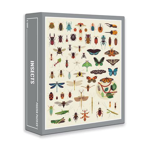 Insects Jigsaw Puzzle (500 pieces) – Cloudberries