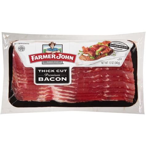 Farmer John Premium Thick Cut Bacon, 12 oz - Walmart.com - Walmart.com