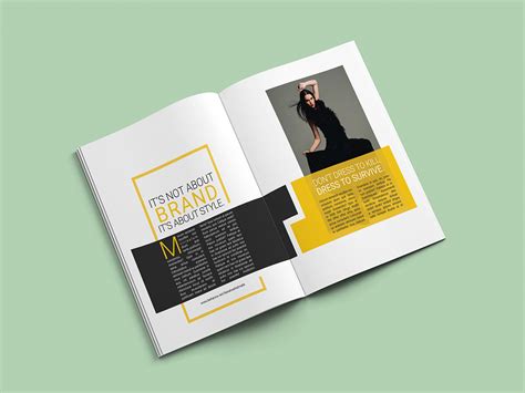 Fashion Magazine Template on Behance