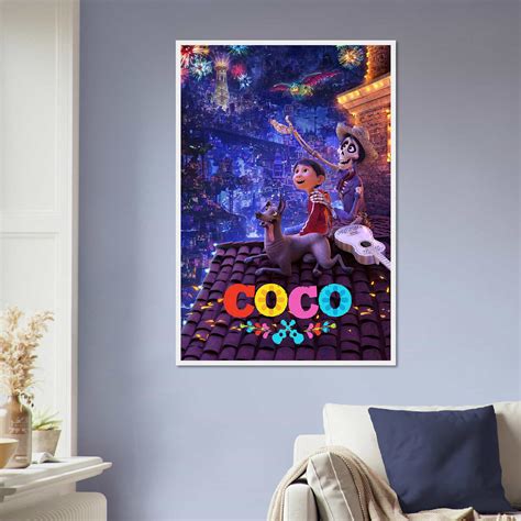 COCO Movie Poster, Coco Classic Vintage Movie Poster, - Citiesbox