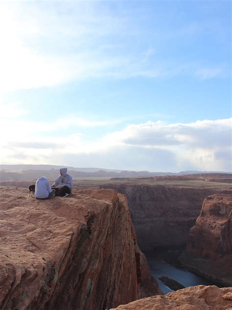 Horseshoe Bend Hiking Trail, AZ: 1000' Views of the Colorado