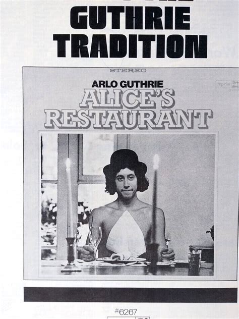 Arlo Guthrie Alice's Restaurant Album AD 1967 Vintage Artwork Folk Rock Music | Ephemera - Other ...