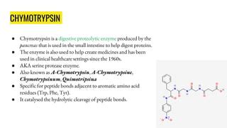 Mechanism of action of Chymotrypsin & Lysozyme.pptx