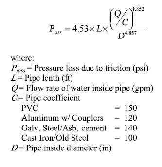 Friction Loss In Pipe Fittings Calculator - FitnessRetro