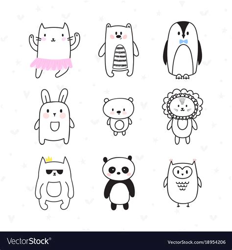 1001 ý tưởng doodle animals cute Được yêu thích nhất