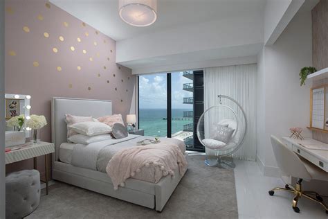 Kids’ Bedroom Decor in a Sunny Isles Oceanfront Condo - Residential Interior Design From DKOR ...