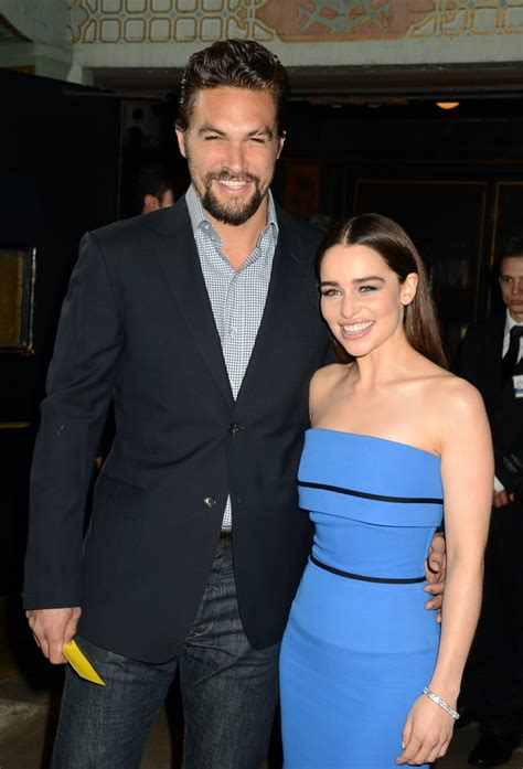 Cute Pictures of Jason Momoa and Emilia Clarke | POPSUGAR Celebrity Photo 5