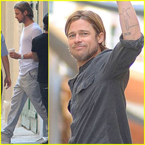 Brad Pitt: ‘World War Z’ Set! | Brad Pitt | Just Jared: Celebrity News ...