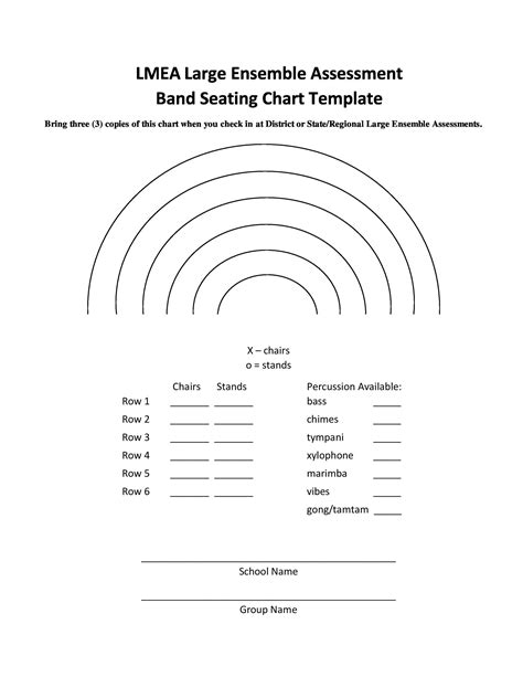 Free Concert Band Seating Chart Template | Review Home Decor