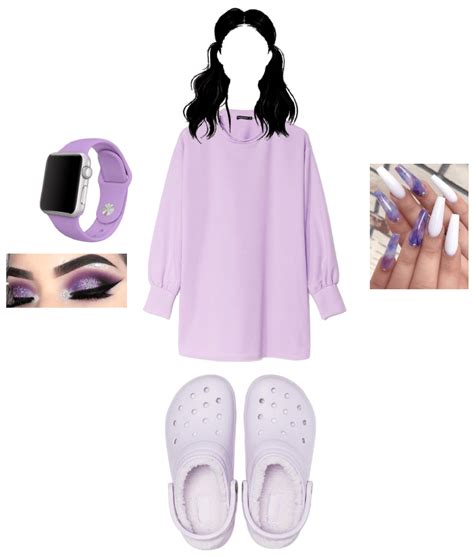 Light Purple Crocs Outfit | ShopLook