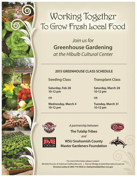 Greenhouse Gardening at Hibulb Cultural Center - Tulalip News