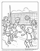 100  Volleyball coloring Pages FREE Printable PDF Woo Coloring sketch template