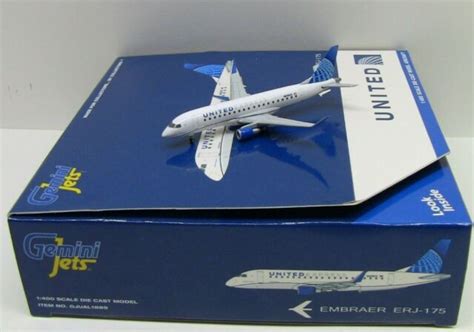 Gemini Jets United Express Embraer 175 2019 Livery REG#N605UX 1/400 GJUAL1889 | eBay