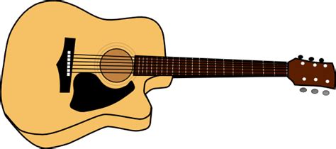 Acoustic Guitar Picture Clip Art at Clker.com - vector clip art online ...