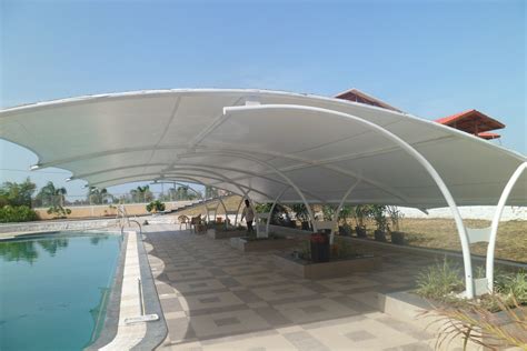 Tensile Structure - Tensile Structure For Car Parking, French Tensile Roofing, Conical Tensile ...