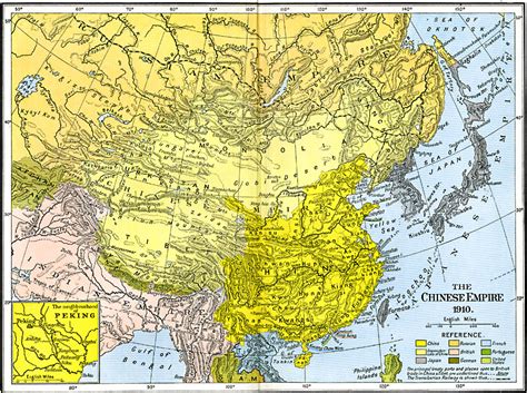 1910 Map Of Asia China - Map