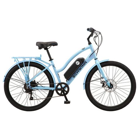 Schwinn 26" EC1 Electric Cruiser Bike, 7 Speeds, 250w Motor, Blue - Walmart.com