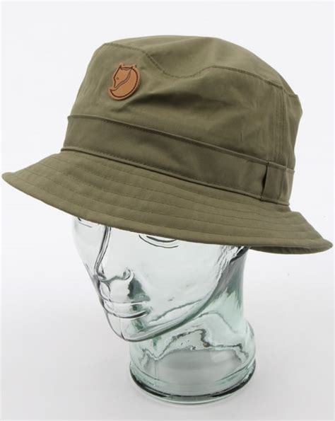 Fjallraven Kiruna Bucket Hat Green | 80s casual classics