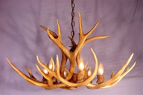 Small Deer Antler Chandelier