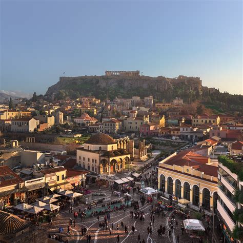 Monastiraki Square and Acropolis, Athens, Greece | Anshar Images