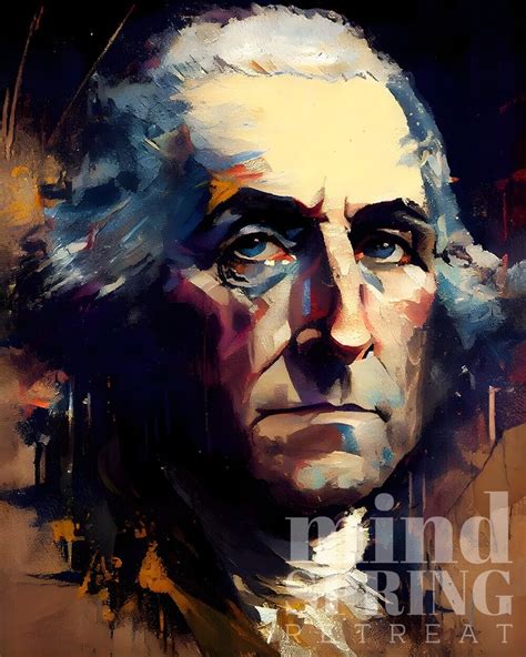 George Washington Oil Painting Art Print Portrait POSTER 1 - Etsy