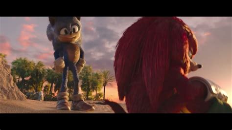 Sonic the Hedgehog Movie 2 Scene Sonic And Knuckles In Beach - YouTube