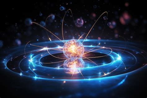 Premium AI Image | Quantum Physics Science Background