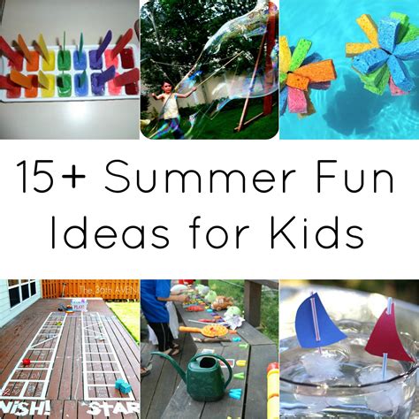 15+ Summer Fun Ideas for Kids | A Night Owl Blog