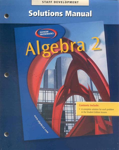 Amazon.com: Algebra 2 Solutions Manual: 9780078280283: McGraw-Hill: Books