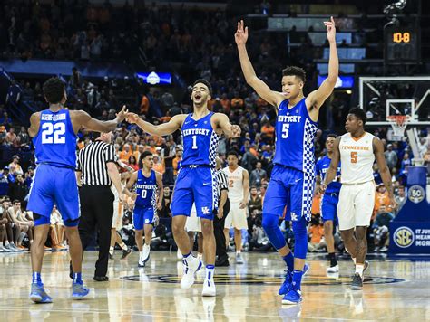 Kentucky basketball knocks out Tennessee to claim fourth-straight SEC Tournament title | USA ...