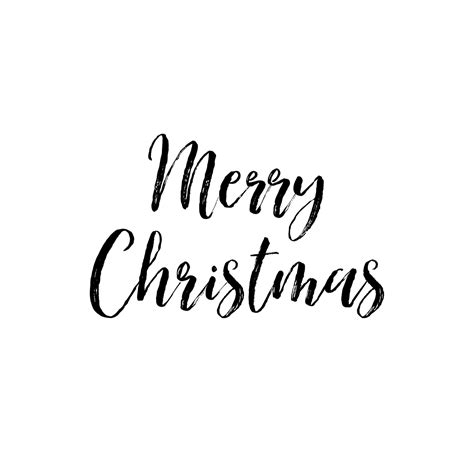 Merry Christmas Text Overlay Black White & Red Script Font - Etsy Australia