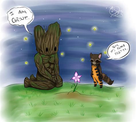 Groot and Rocket Raccoon by MakaylaTanku on DeviantArt