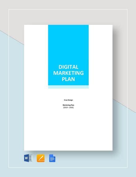 15+ Digital Marketing Plan Template - Free Sample, Example, Format Download!