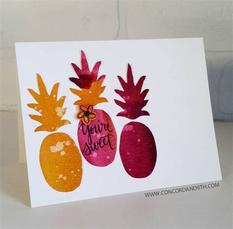 17 Best images about Pineapple cards on Pinterest | Pop art, Pine and Stamps