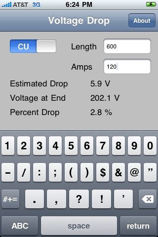 Voltage Drop Calculator - AppRecs